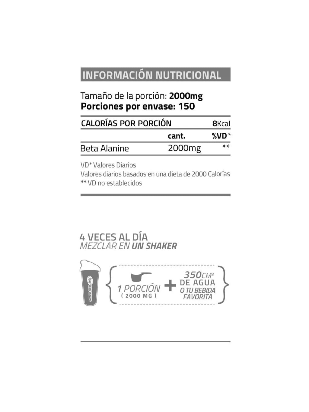 Beta Alanine Star Nutrition
