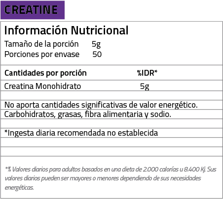 Creatina Xtrenght 250 gr