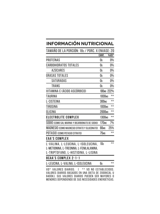 Essential Amino EAAs Star Nutrition