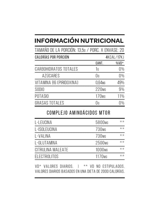 Mtor BCAA Star Nutrition