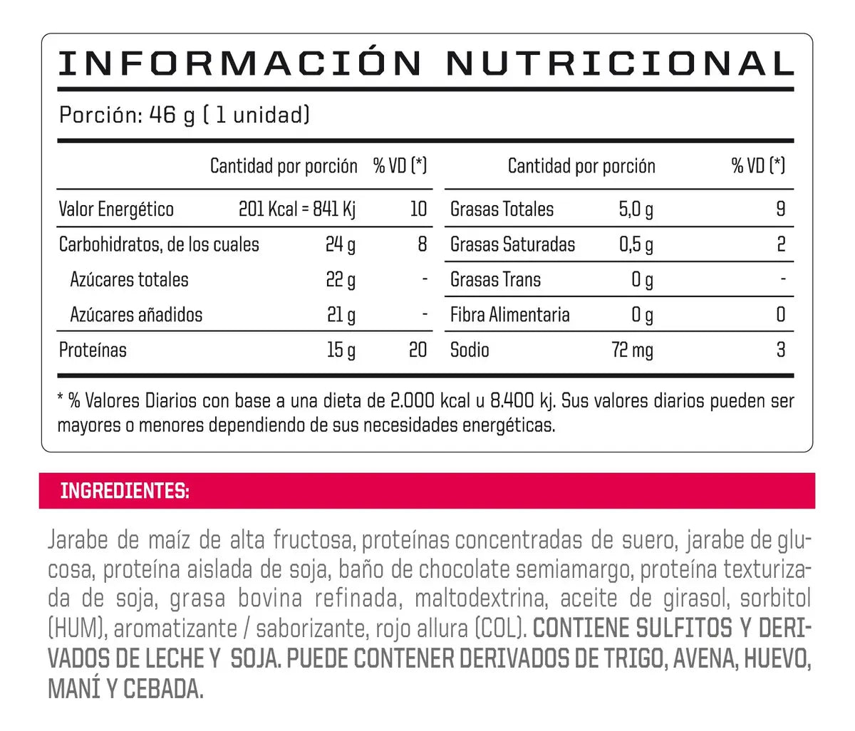 Protein Bar 16u ENA