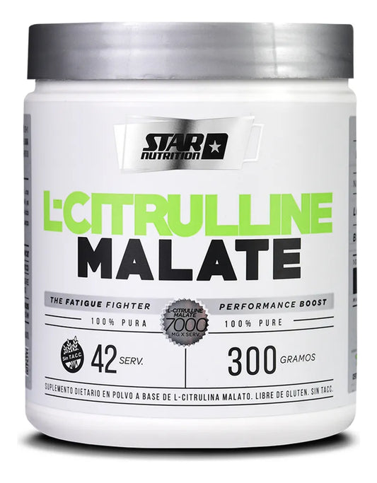 Oxido Nitrico L Citrulline Malate 300 Gr Star Nutrition Sabor Sin sabor