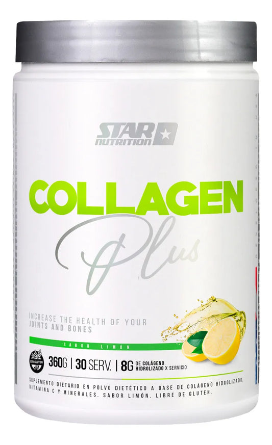 Collagen Plus 360gr En Polvo sabor limon Star Nutrition