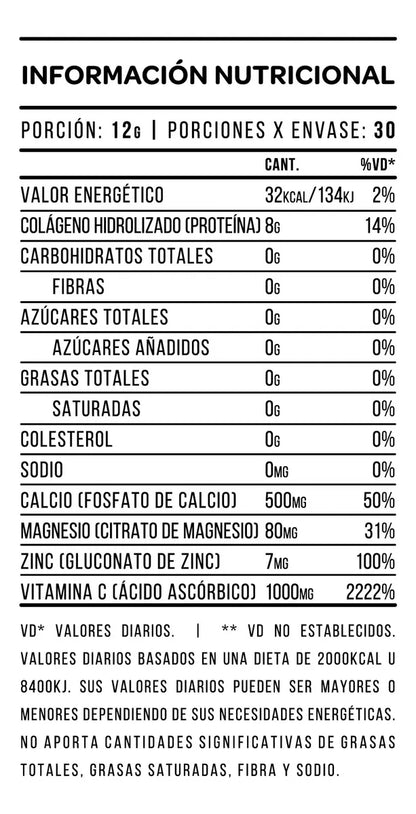 Collagen Plus 360gr En Polvo sabor limon Star Nutrition