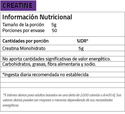 Creatina Xtrenght 250 gr