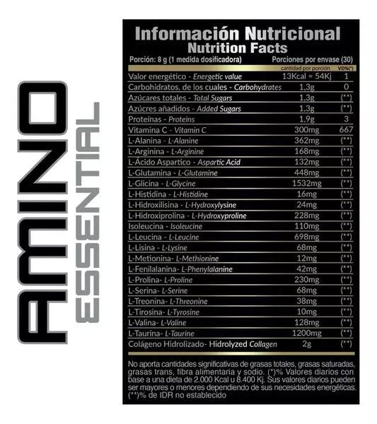 Amino Essential Eaas Gold Nutrition Aminoácidos