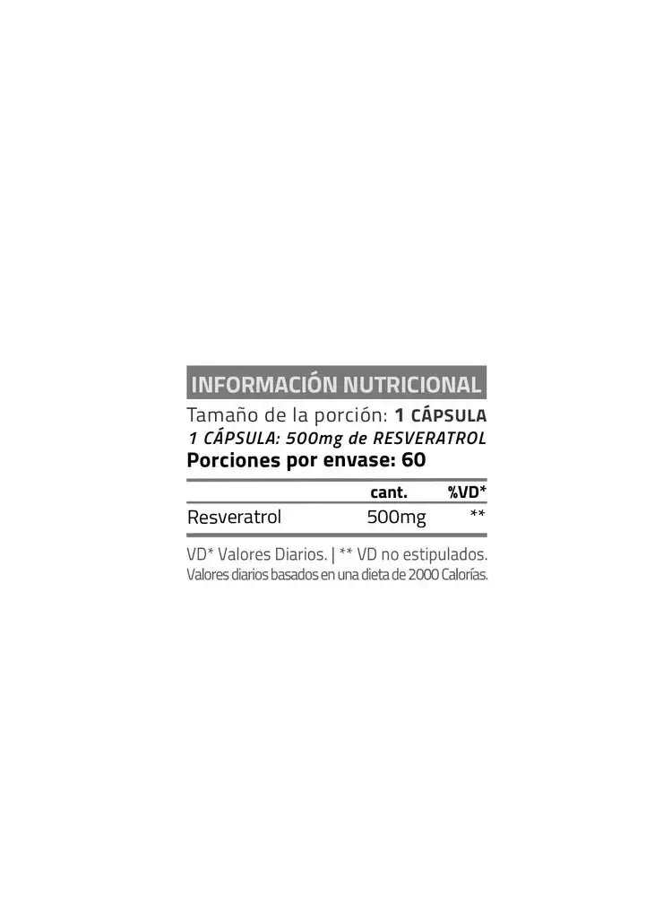 Resveratrol 500 Star Nutrition